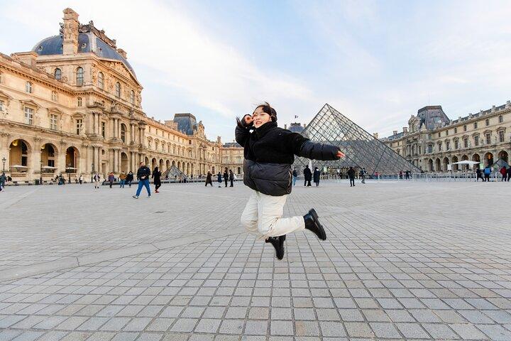 Paris : Photoshoot premium autour du Louvre