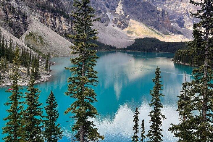 Banff tre ikoniska sjöar och Johnston Canyon dagstur