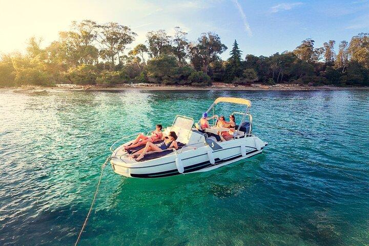 Cannes-udflugt til Lérins-øerne med privat båd