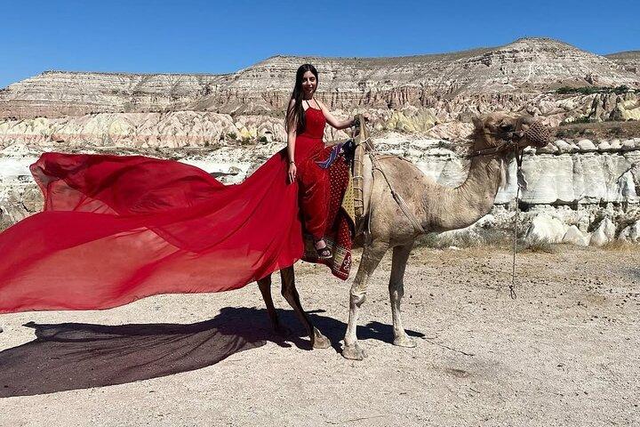 Balade en chameau en Cappadoce au lever du soleil ou en journée