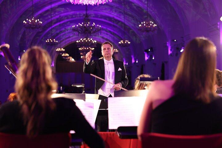 ウィーンのシェーンブルン宮殿の夜：3コースディナーとコンサート