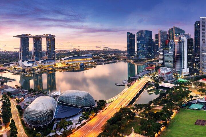 Singapore in movimento: Volantino, fiume e giardino