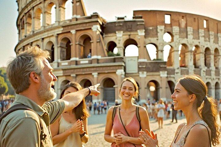 Rome : Colisée avec Forum romain et visite guidée de la colline du Palatin