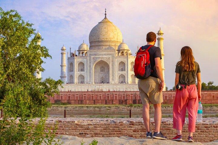 Tour privato di un giorno di Taj Mahal e Agra da Nuova Delhi in auto con pasto
