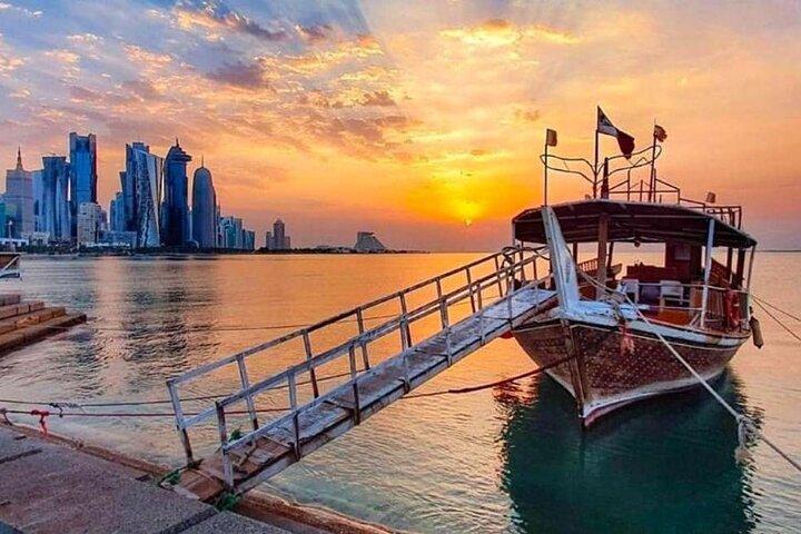 Stadstour en traditionele Dhow-boottocht in Doha
