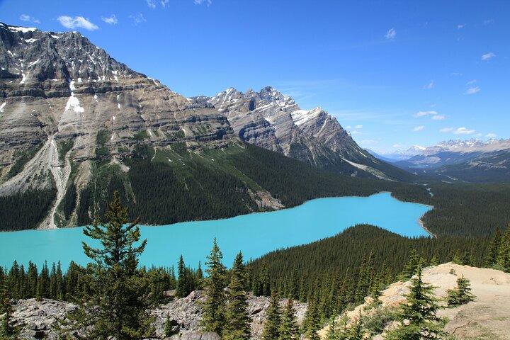 Shuttle van Calgary Canmore Banff naar Columbia Icefield