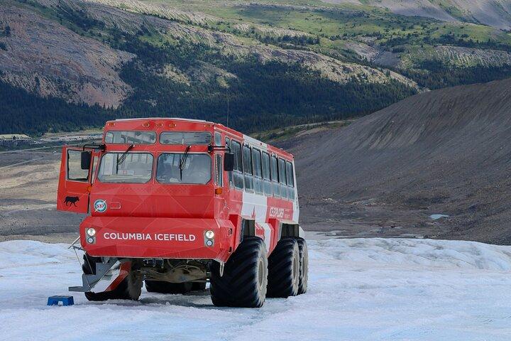 Shuttle van Calgary Canmore Banff naar Columbia Icefield