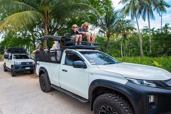 Miljövänlig 4x4 djungelsafari i Koh Samui med vattenfall