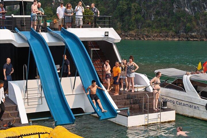 Cruzeiro de dia de catamarã Premium para Halong & Lan Ha Bay de Hanói