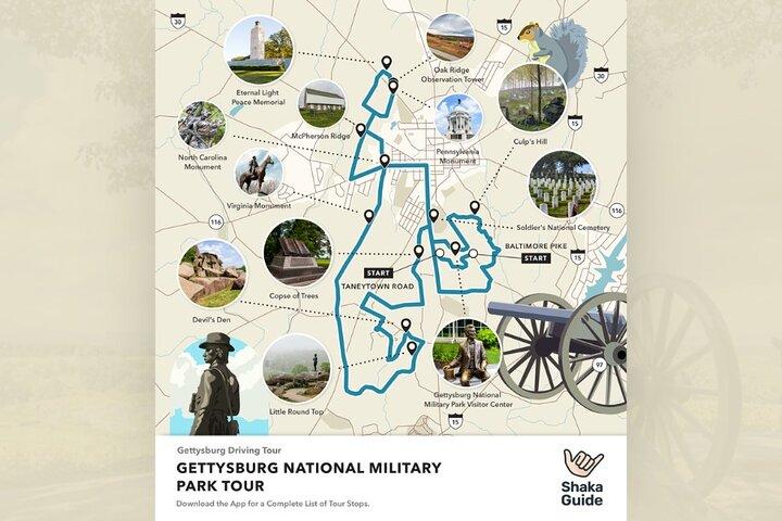 Gettysburg Battlefield Auto-guided Audio Driving Tour
