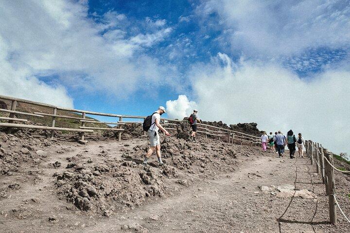 Van Napels naar de Vesuvius : Bus, Ticket & Audio Gids