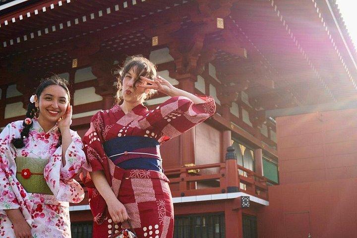 浅草で東京着物レンタル体験