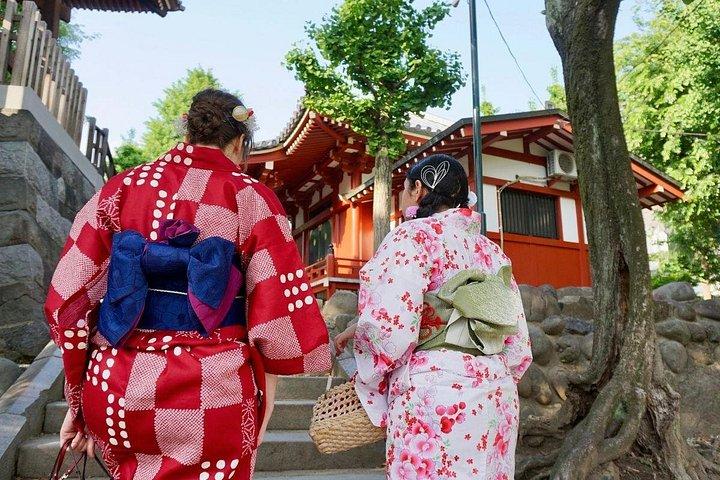 浅草で東京着物レンタル体験