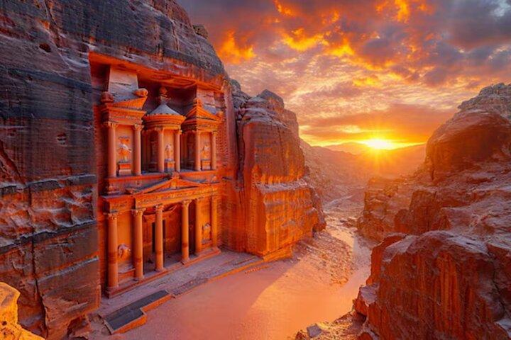 Petra e Wadi Rum Tour de um dia