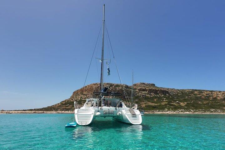 Balos Gemeinsame Katamaranfahrt (Kleingruppen bis 10 oder 22 Personen)