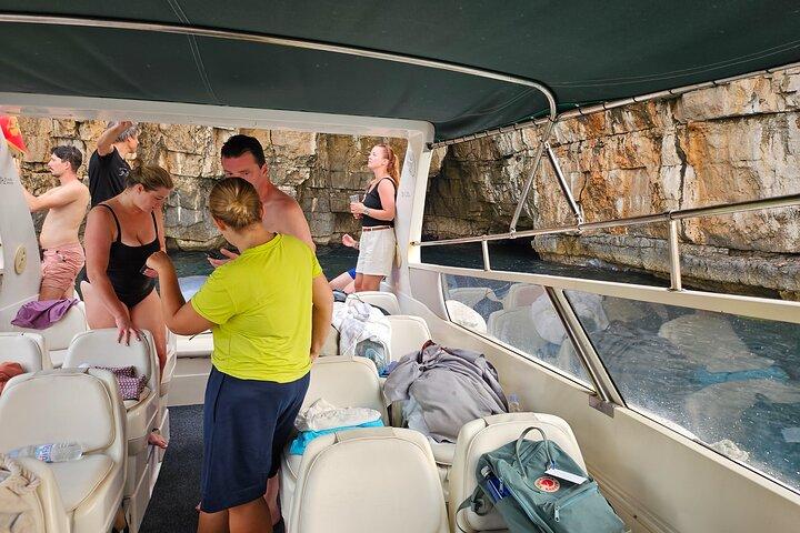 Blå hule og Zanjice Beach fuld dag bådtur fra Herceg Novi