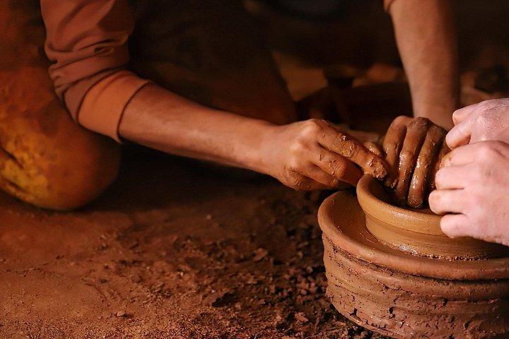 Moroccan Pottery, Atlas Mountains Walk & Oasis Pool Experience