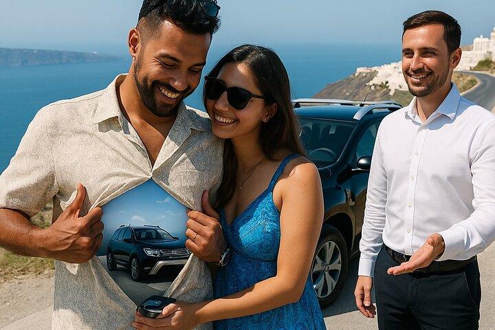Transfert privé à Santorin - Airport,Hotel & Town Pickups