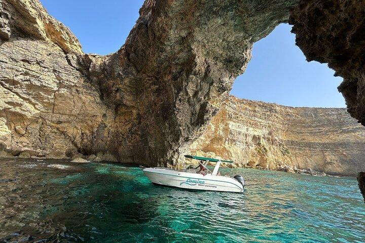 Malte: Excursion en bateau privé à Comino, Blue Lagoon et Gozo