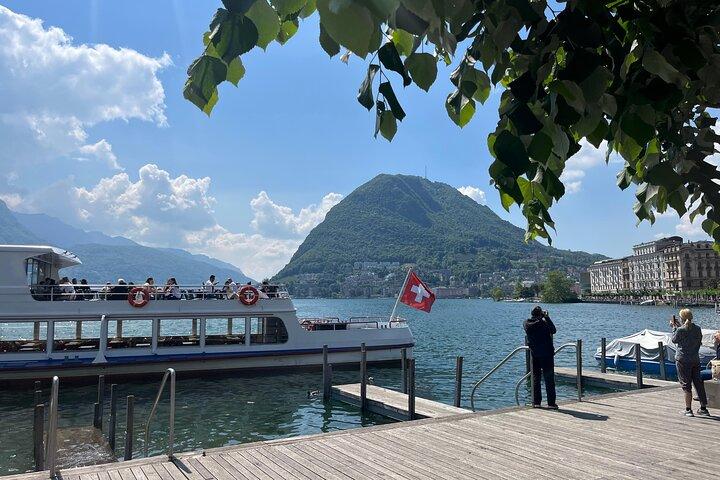 Desde Como: tour en barco exclusivo por Lugano, Bellagio y Como