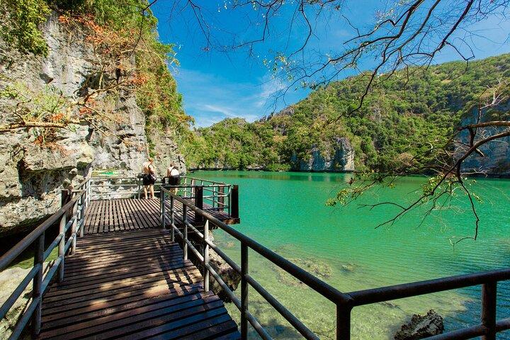 Koh Samui Angthong Catamaran Tour com snorkeling e caiaque