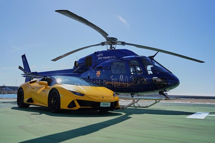 Supercar & Helicopter Experience in Barcelona