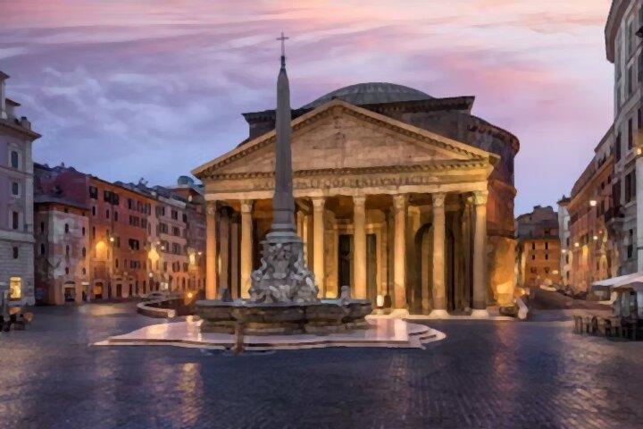 Excursion d'une journée de Florence à Rome avec des billets Pamphilij et panthéon