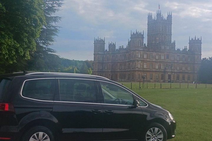 プライベート往復送迎：ヒースロー空港またはロンドンからハイクレア城へ