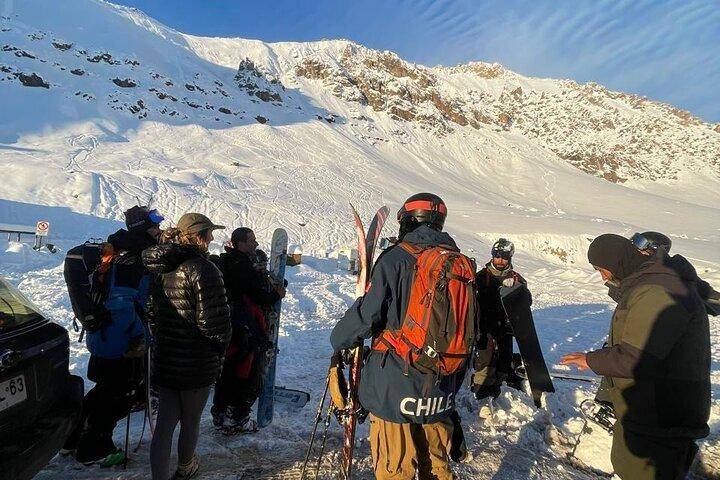 Santiago Ski Day : Nevadotal-Erlebnis mit privatem Fortgeschrittener