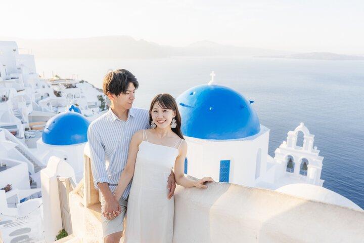 Fotografía privada de Santorini en Oia 伊亚步行旅拍