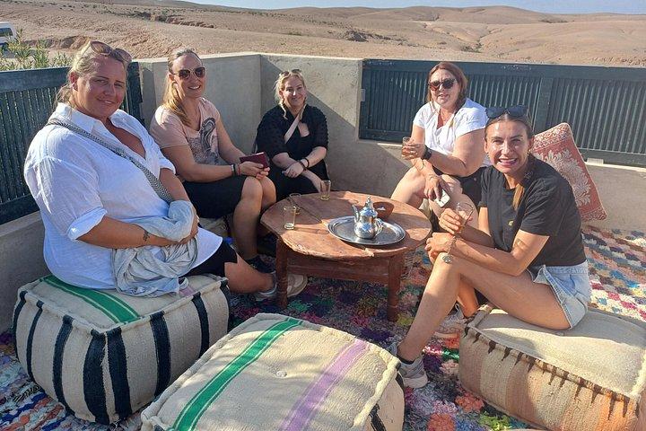 Sunset Camel Ride Quad Tour In Agafay Desert With Dinner