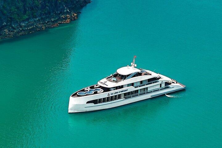5-Star Symphony Luxury Day Tour with Jacuzzi from Halong Bay Port