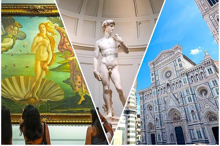 Florence : Accademia Gallery & Statue of David met Uffizi-opties