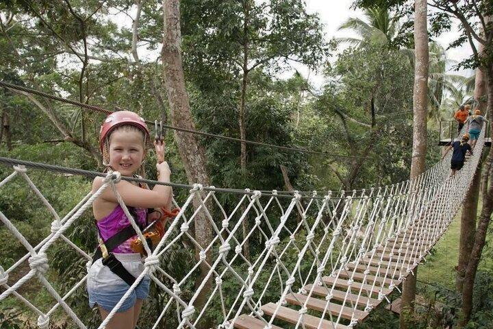 Samui Zipline Aventura con servicio de traslado