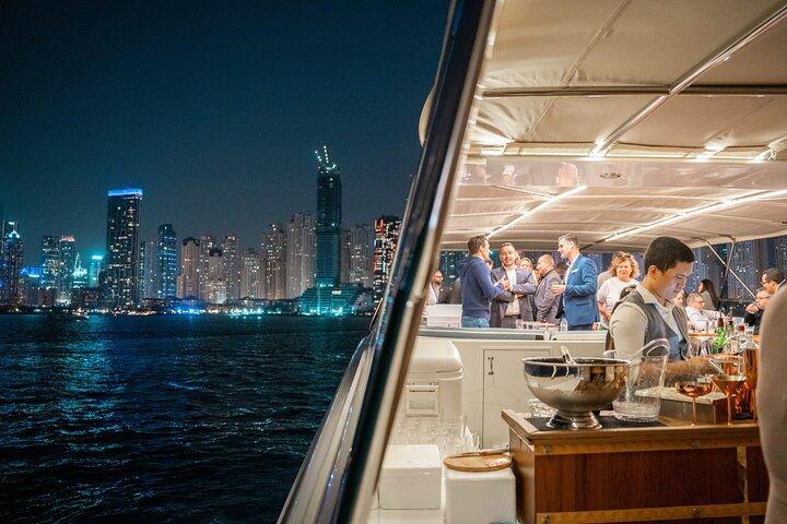 Dubai Marina Sunset & Night Yacht Cruise with Drinks
