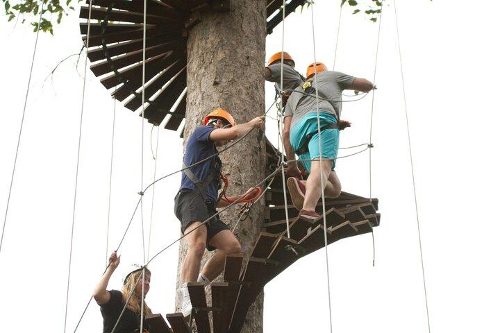Samui Zipline Aventura con servicio de traslado