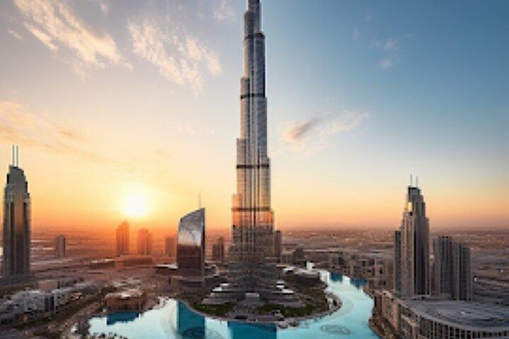 Dubai Ganztagestour mit Eintrittskarte zum Burj Khalifa an der Spitze