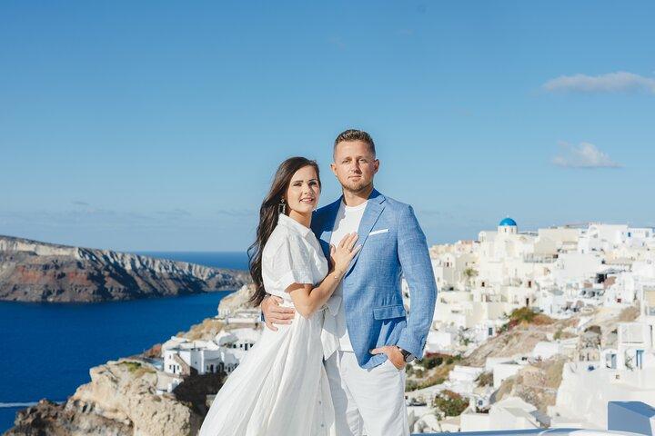 Fotografía privada de Santorini en Oia 伊亚步行旅拍