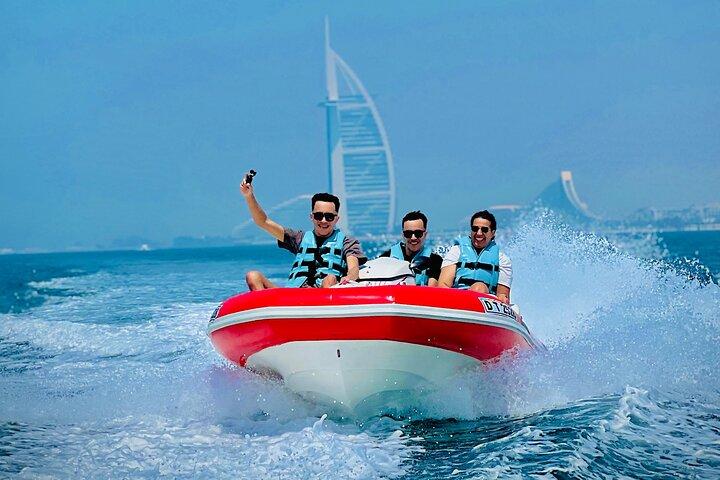 Incroyable excursion en bateau sans chauffeur de 60 minutes à Dubaï
