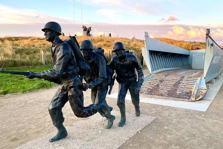 Från Omaha Beach till Utah Beach, den amerikanska landstigningen, privat rundtur