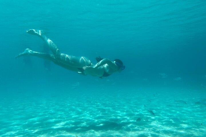 Split: Blue Lagoon & 3 Island Cruise med vin og snorkling