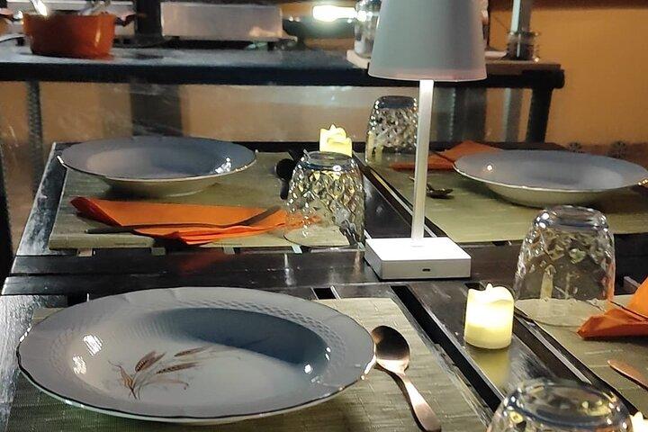 Vatican Pasta class with full wine tasting 4wines in cozy rooftop
