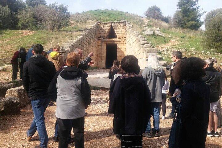 Excursion d'une journée à Mycènes, Nauplie et Corinthe avec Guide officiel