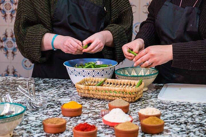 半日の伝統的チュニジア料理チュニスの料理教室