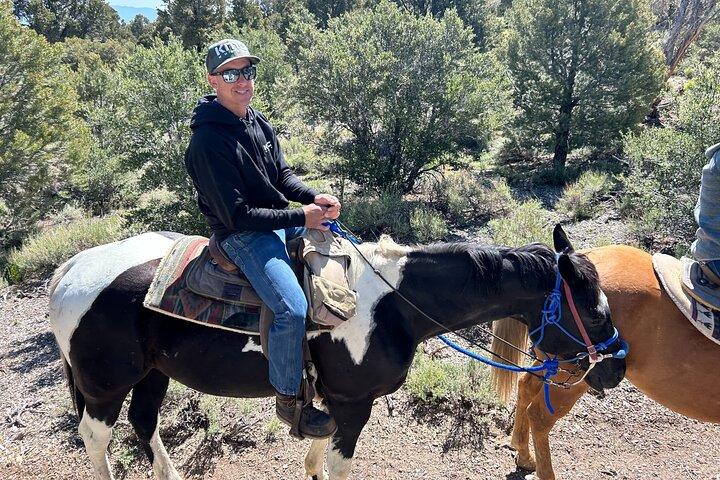 Giro a cavallo al tramonto con cena barbecue Las Vegas