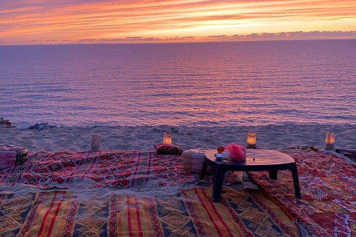Cena marroquí y sandboard en las dunas de Agadir