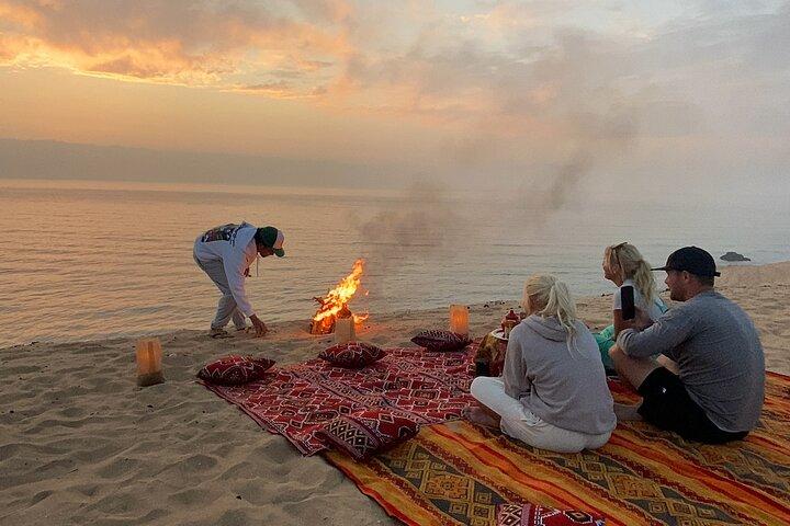 Marokkaans diner onder de sterren in Agadir Duinen + Sandboarden