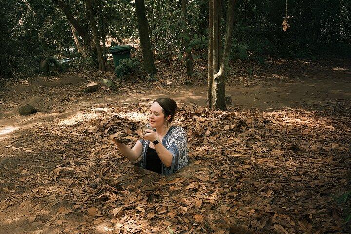 Tour di mezza giornata dei tunnel di Cu Chi "meno affollati" di Ben Duoc