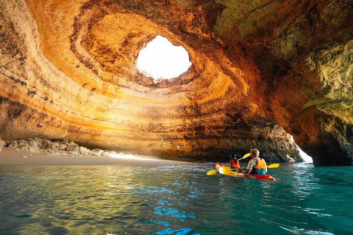 Grotte de Benagil 1 Heure Express Kayak Tour PETITS GROUPES