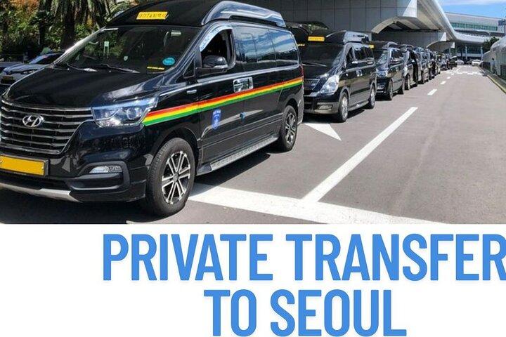 Seúl: Traslados privados de ida hacia/desde el Aeropuerto de Incheon (ICN)